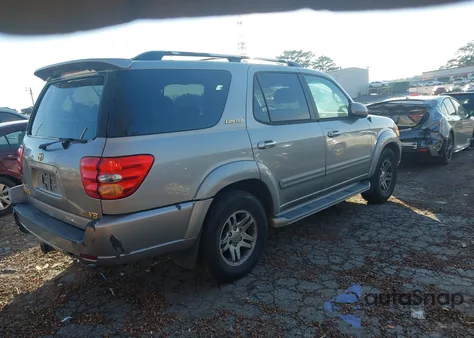 2003 Toyota Sequoia Limited V8 из США, поврежденный, VIN 5TDZT38A83S165843